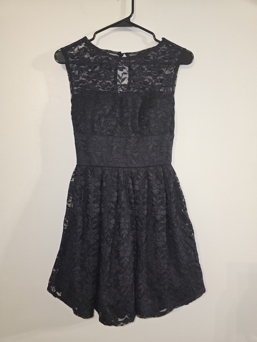 B. Darlin Black Lace Party Dress